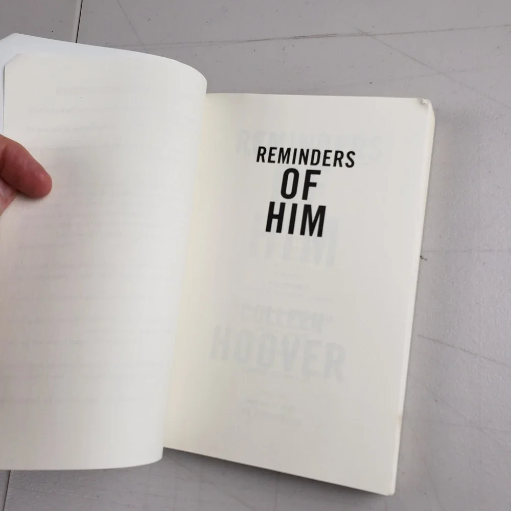Reminders of Him by Colleen Hoover Paperback 2022 Contemporary Romance Novel